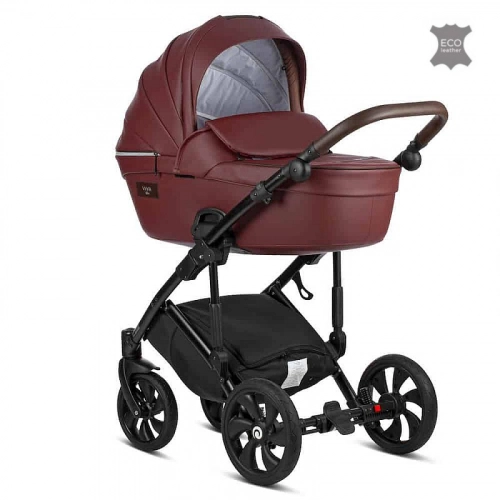 TUTIS Viva Life Leather Edition Garnet 089 Bērnu rati 3in1