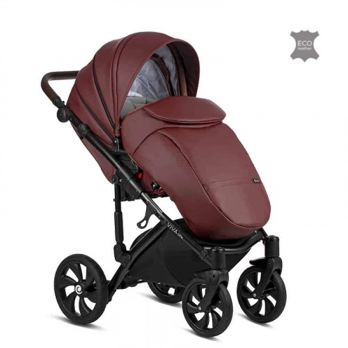 TUTIS Viva Life Leather Edition Garnet 089 Bērnu rati 3in1