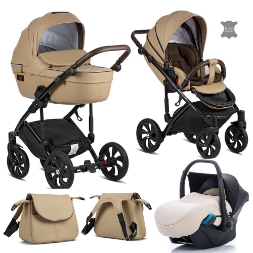 TUTIS Viva Life Leather Edition Hazel Wood 084 Bērnu rati 3in1