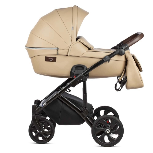 TUTIS Viva Life Leather Edition Hazel Wood 084 Bērnu rati 3in1