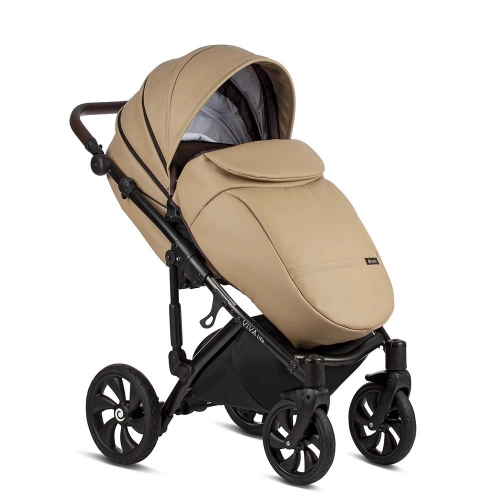 TUTIS Viva Life Leather Edition Hazel Wood 084 Bērnu rati 3in1