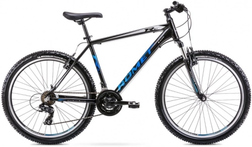Мужской велосипед Romet Rambler R6.1 Black/Blue 26 collas