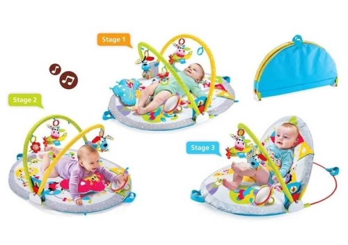 Yookidoo Gymotion Lay To Sit-Up Play 3in1 Aktivitātes paklājs-šupuļkrēsliņš