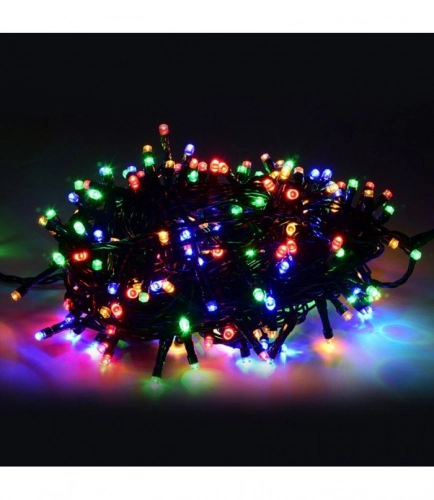 Ziemassvētku virtene Multicolor 100 LED 9.5 m
