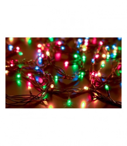 Ziemassvētku virtene Multicolor 300 LED 25,5 m