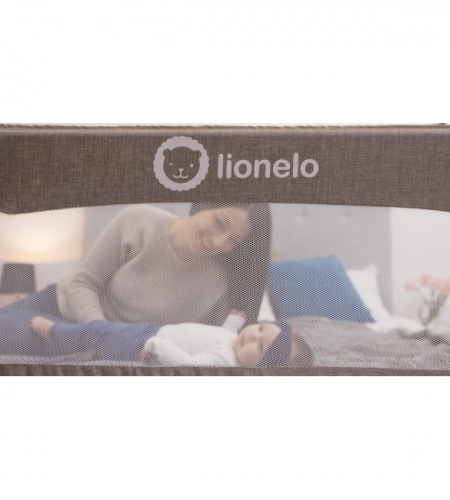Drošības barjera gultai Lionelo EVA beige melange