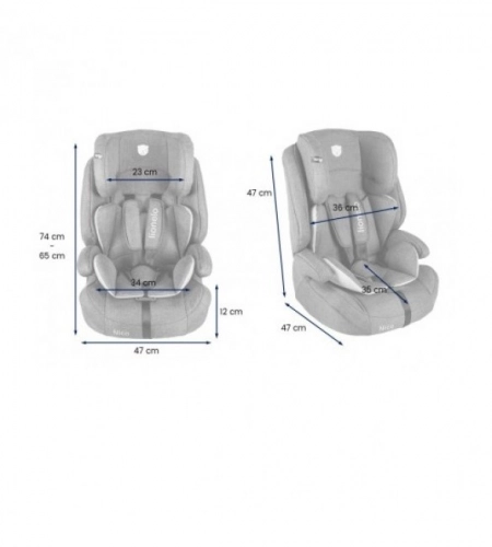 LIONELO NICO violet Autosēdeklis 0-36 kg