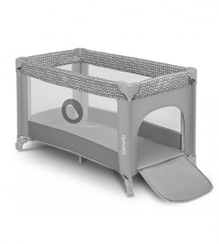 Кровать манеж для путешествий Lionelo STEFI grey concrete
