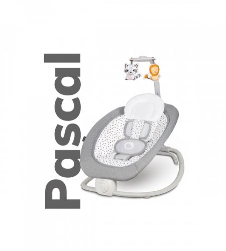 Šūpuļkrēsliņš Lionelo PASCAL grey dove