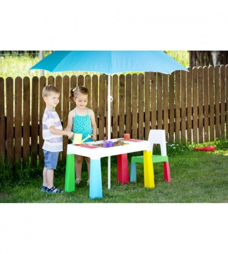 Bērnu galds un krēsliņš MULTIFUN pink TegaBaby MF-001