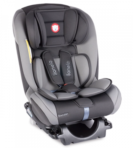 Детское автокресло 0-36 кг Lionelo SANDER grey ISOFIX