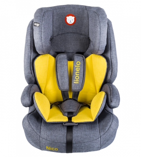 Bērnu Autosēdeklis 9-36 kg Lionelo NICO yellow