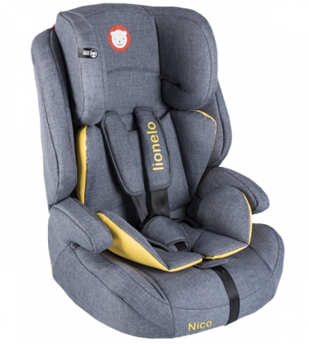 Bērnu Autosēdeklis 9-36 kg Lionelo NICO yellow