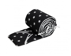 Aizsargs šūpulim 260 cm TROLL Black Star 4 side Bumper for crib