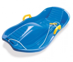 Bērnu ragavas ar rokturiem un bremzēm 84 сm Dantoy De Luxe blue