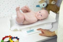 Bērnu svari Elektroniskie + Garuma mērītājs Alecto bc-55