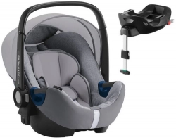 Britax Romer Baby-Safe 2 I-Size Grey marble Детское автокресло 0-13 кг + Flex Isofix база