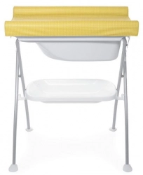 Chicco Bubble Land 2in1 Saffron Bērnu galds ar vanniņu un pārtinamo virsmu