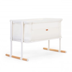 Childhome Evolux Cosleeper 2in1 White Natural Bērnu Gulta Šūpulis ar nolaižamu malu