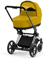 Cybex e-Priam Mustard Yellow Chrome black frame Kulbu Rati