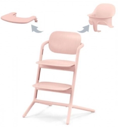 Cybex Lemo 3in1 Pearl Pink Barošanas krēsliņš