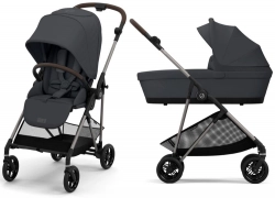 Cybex Melio Monument Grey / Taupe Bērnu rati 2in1