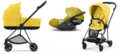 Cybex Mios 3.0 + Cloud Z2 i-Size Mustard Yellow + Matt black frame Детская коляска 3in1