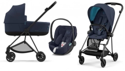 Cybex Mios 3.0 + Cloud Z2 i-Size Nautical Blue + Matt black frame Детская коляска 3in1
