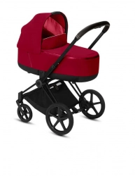 Cybex Priam True Red + Matt black frame Kulbu Rati