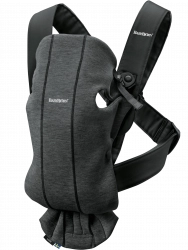 Кенгуру BabyBjorn Mini Baby Carrier 3D Jersey Charcoal grey 021076