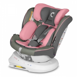 Lionelo Bastiaan One 360 Pink Baby Bērnu autosēdeklis 0-36 kg