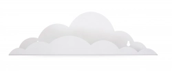 Sienas plaukts Childhome Cloud White