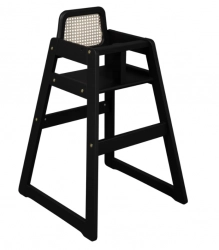 TROLL Rattan Koka barošanas krēsliņš Blackwash HGC-RT0608-BS