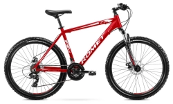 Vīriešu velosipēds Romet Rambler R6.1 26" 17M red/white
