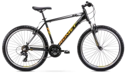 Vīriešu velosipēds Romet Rambler R6.1 26" black/yellow 19L