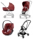 Rosenrot Red 3.0 + Chrome black