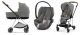 Soho Grey 3.0 + Chrome brown