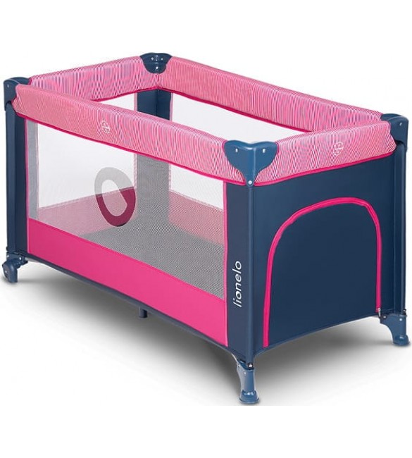 Кровать манеж для путешествий Lionelo STEFI pink