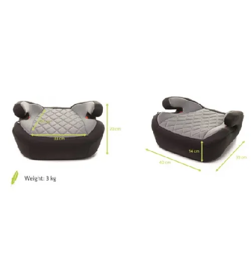 4BABY HI-FIX red I-SIZE Bērnu autosēdeklis Busteris 15-36 kg