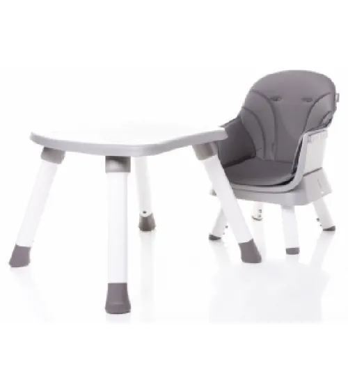 4BABY MASTER grey 2in1 Barošanas krēsliņš