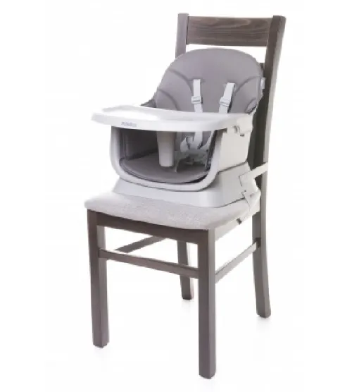 4BABY MASTER grey 2in1 Barošanas krēsliņš