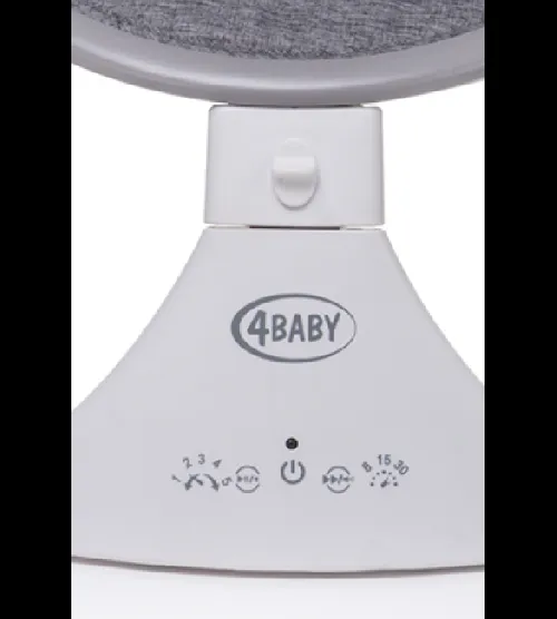 4baby ROCK'N RELAX grey Šūpuļkrēsls