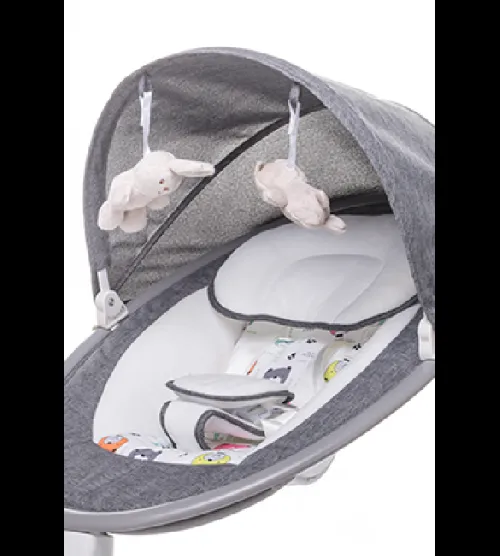 4baby ROCK'N RELAX grey Šūpuļkrēsls
