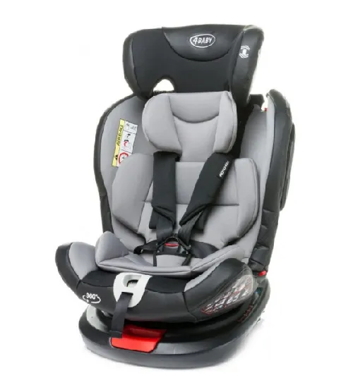 4BABY ROTO-FIX Isofix Bērnu autosēdeklis 0-36 kg grey