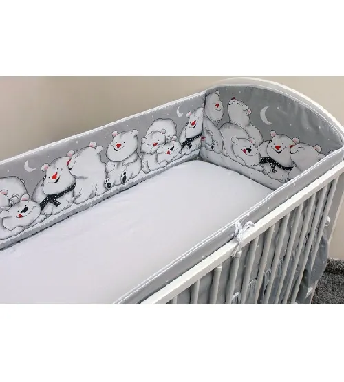Aizsargs gultai 360 сm ANKRAS POLAR BEAR grey