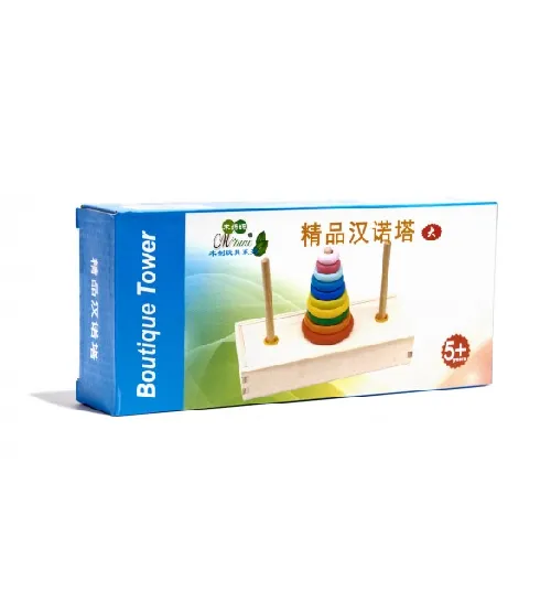 Attīstošā Koka piramīda ar pamatni 6214