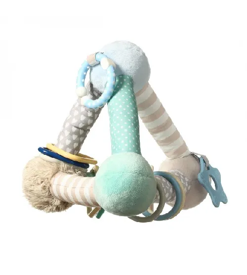 Attīstošā mīksta rotaļlieta BabyOno TINY YOGA PIRAMID 898/02 MINT
