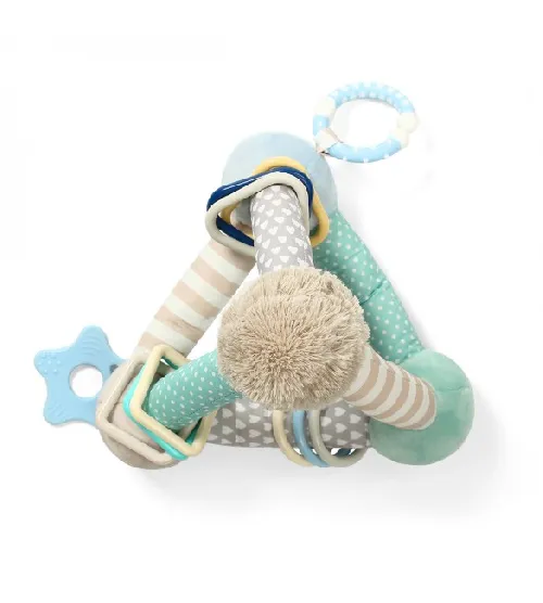 Attīstošā mīksta rotaļlieta BabyOno TINY YOGA PIRAMID 898/02 MINT