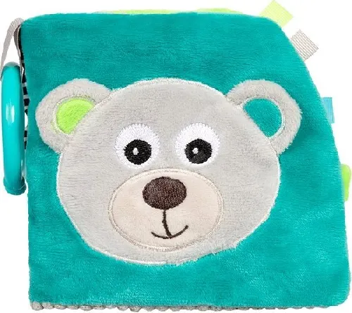 Attīstošā rotaļlieta Mīkstā grāmatiņa Canpol BEAR grey 68/075