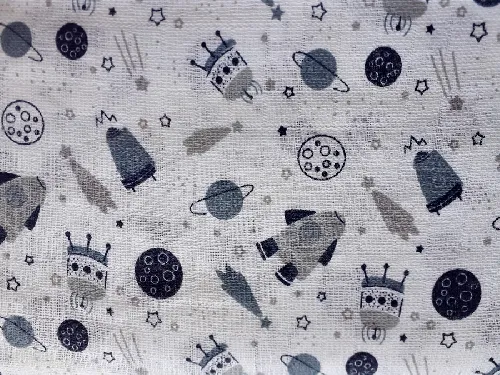 Autiņš marles ROCKETS 70x80 cm